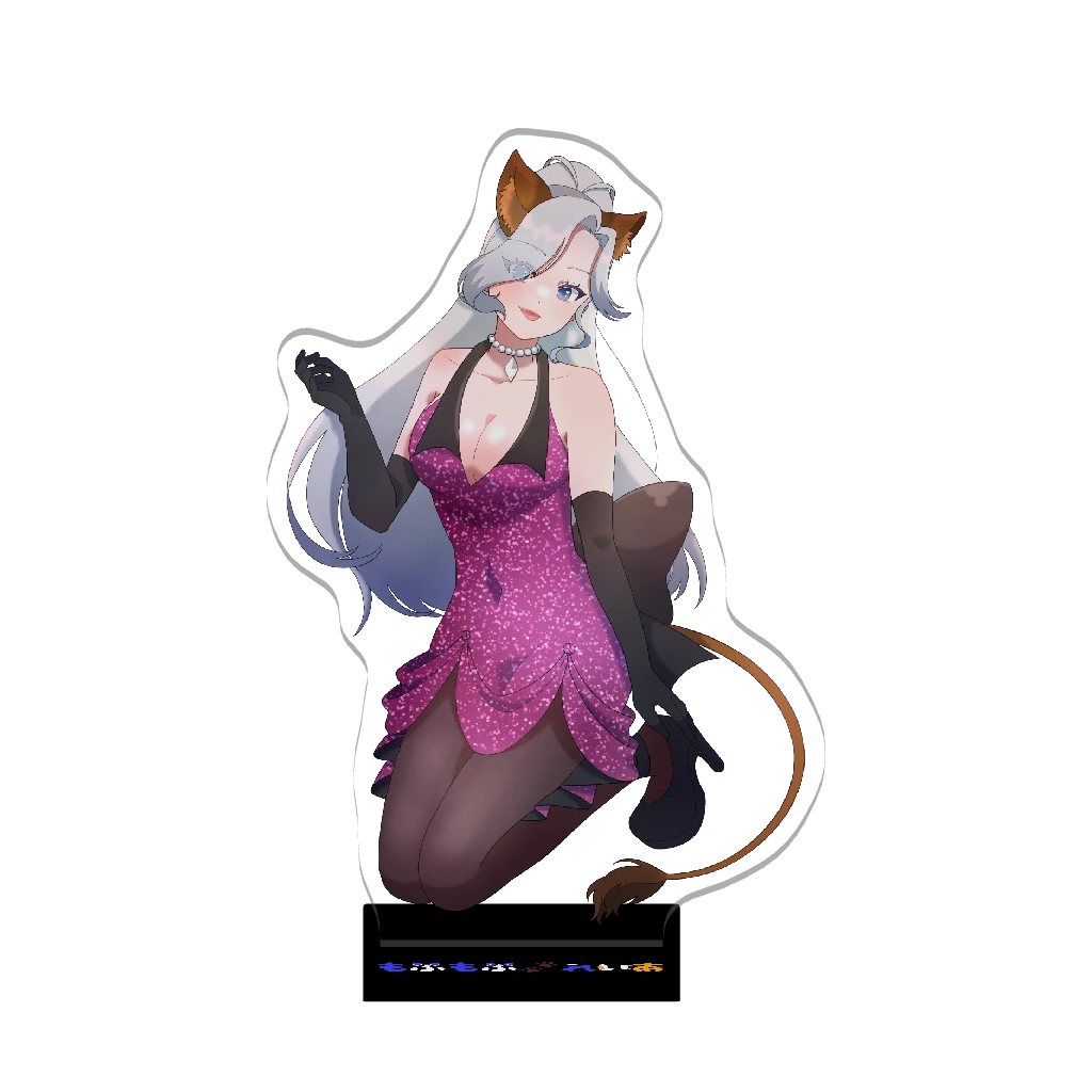 3Dアクリルスタンド(もふもふれいあ ver.2）の画像