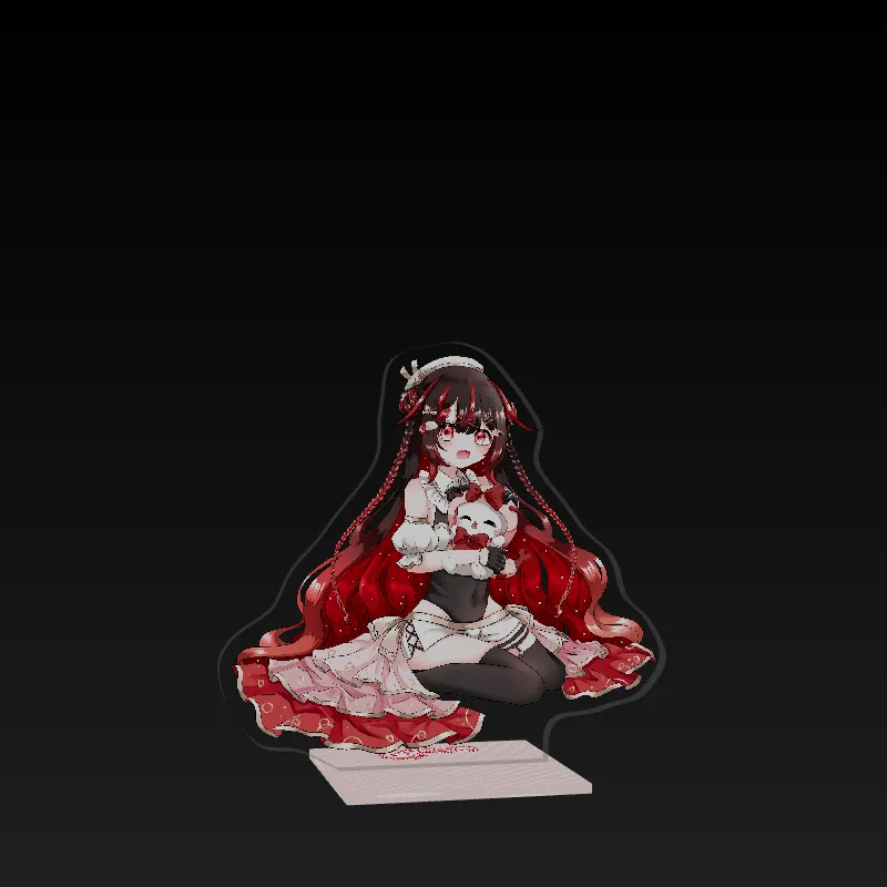 桜結こえび3周年Vデビュー1周年3Dアクリルスタンド(黒髪ver.)