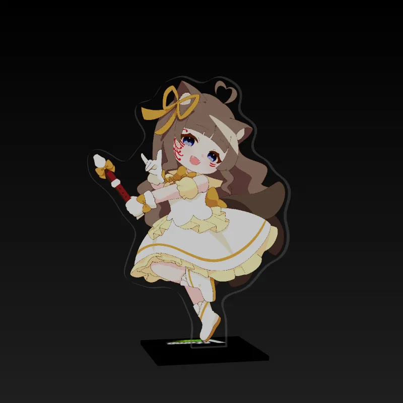 3Dアクリルスタンド( 魔法少女歌枠リレー狐花てん - ミニキャラ)の画像