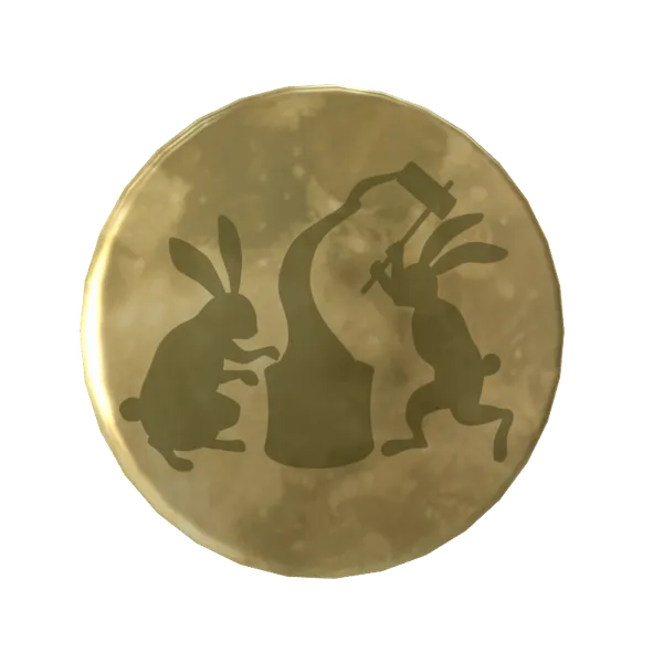 明色ぴかりの満月