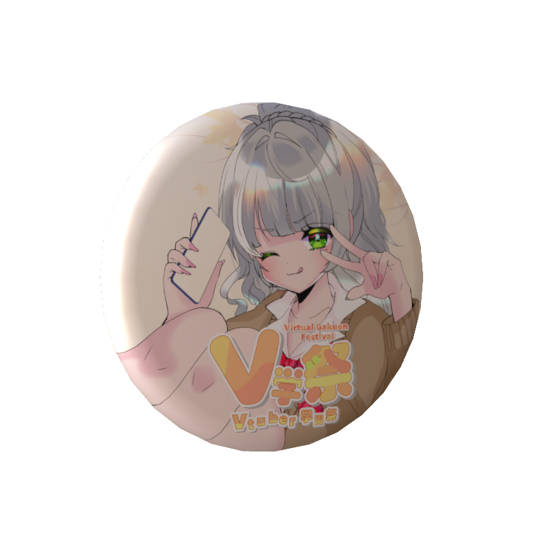 メアリの缶バッジ(V学祭)の画像