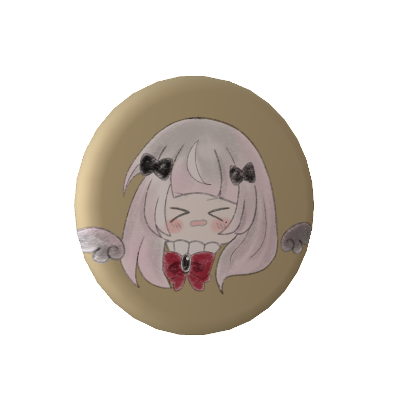 メアリの缶バッジぴえんの画像