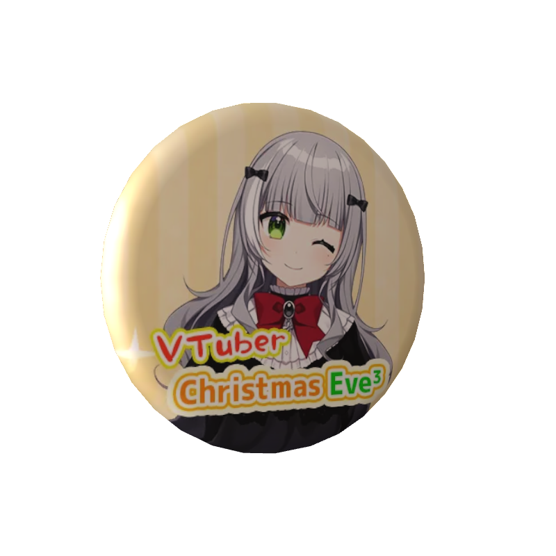 3D缶バッジ（メアリ - Vtuber Christmas Eve³ - ）の画像