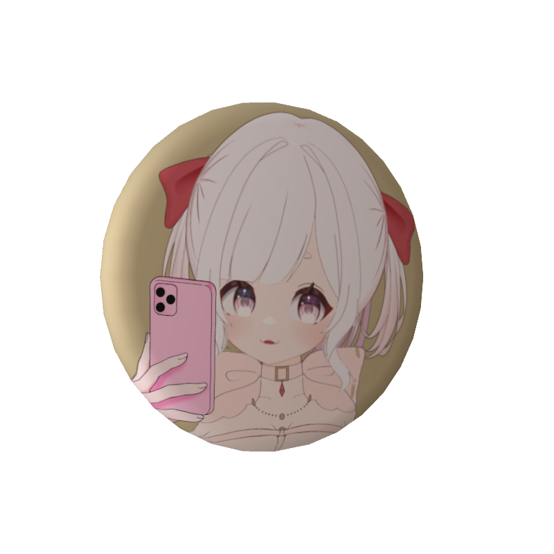 ぷるねむの缶バッジの画像