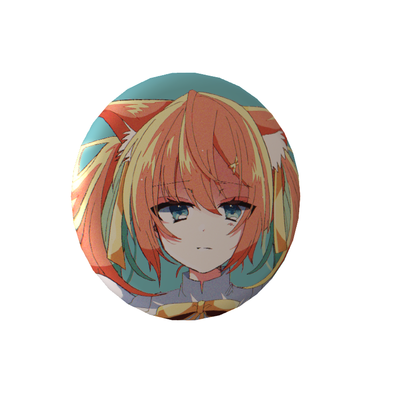 3D缶バッジ（早乙女乙葉）の画像