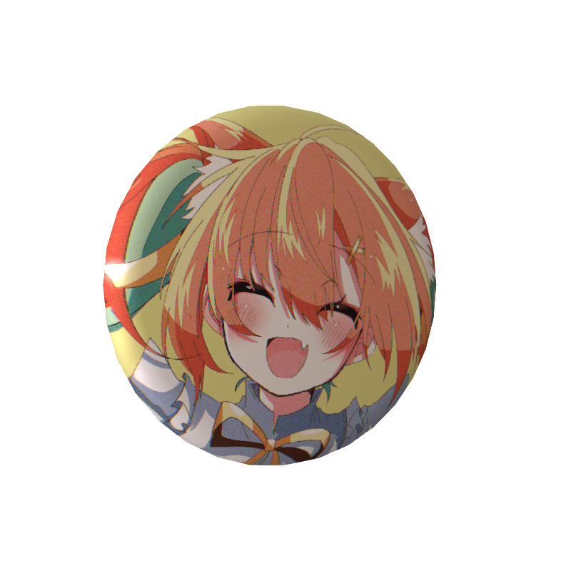 3D缶バッジ（早乙女乙葉）の画像