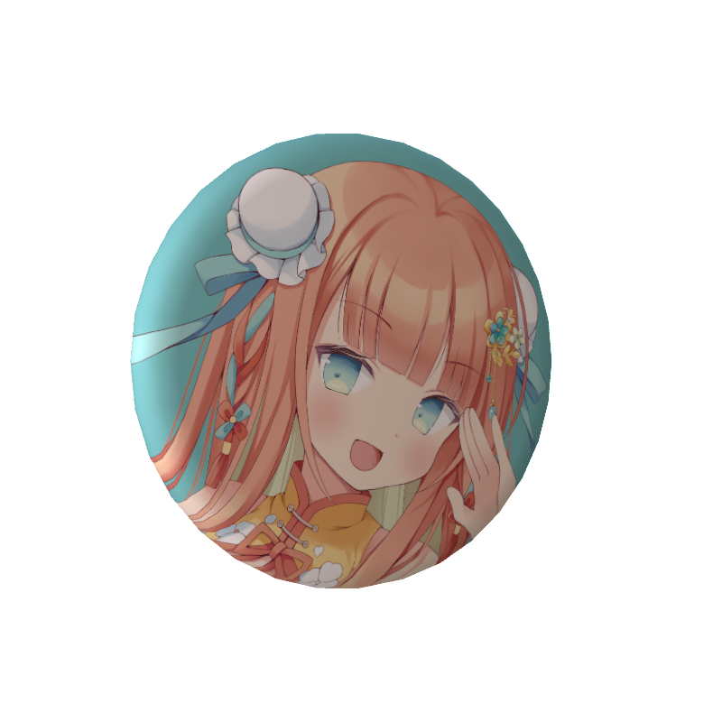 3D缶バッジ（早乙女乙葉）の画像