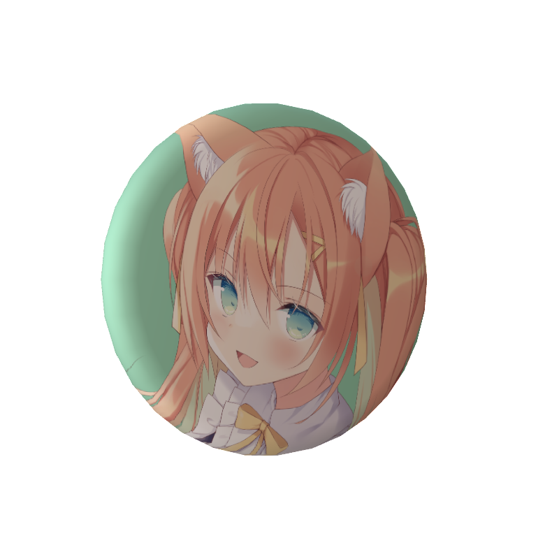 3D缶バッジ（早乙女乙葉）の画像