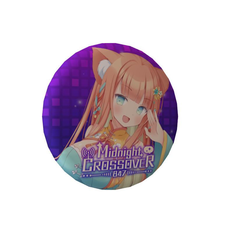 3D缶バッジ（早乙女乙葉 - Midnight CROSSOVER 847 - ）の画像