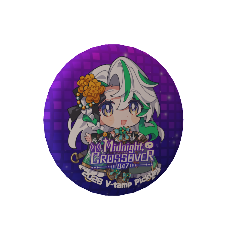 3D缶バッジ（サヤ・グレース - Midnight CROSSOVER 847 - ）の画像