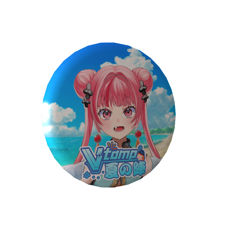 神楽坂天伶『Ｖ-tamp夏の陣　限定缶バッジ』