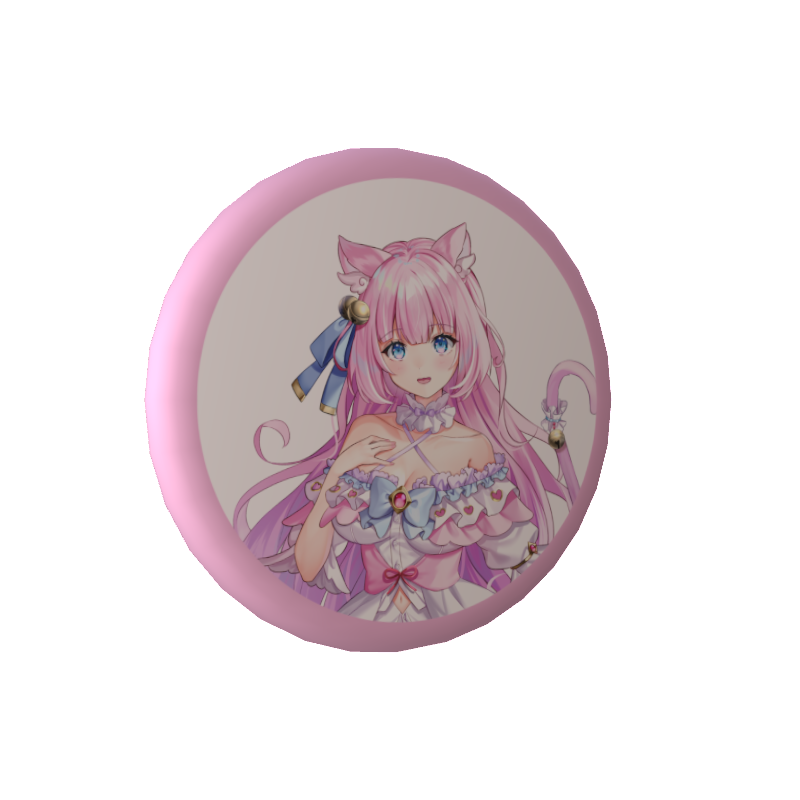 愛鳴ねねむの無料缶バッジ愛鳴ねねむの画像