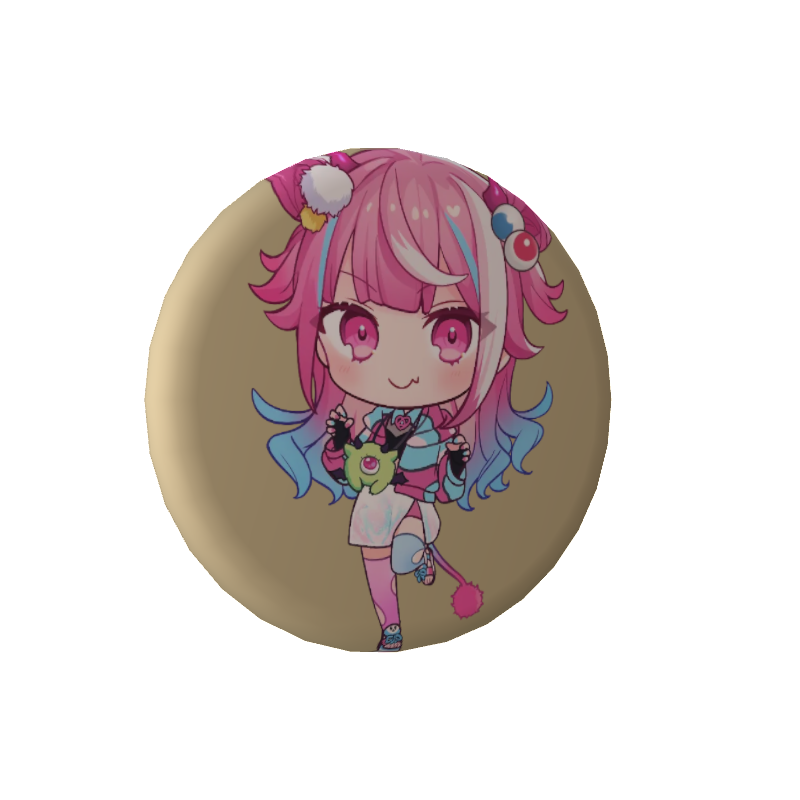 魔桜エナの缶バッジ魔桜エナ👾🌸缶バッチ！の画像