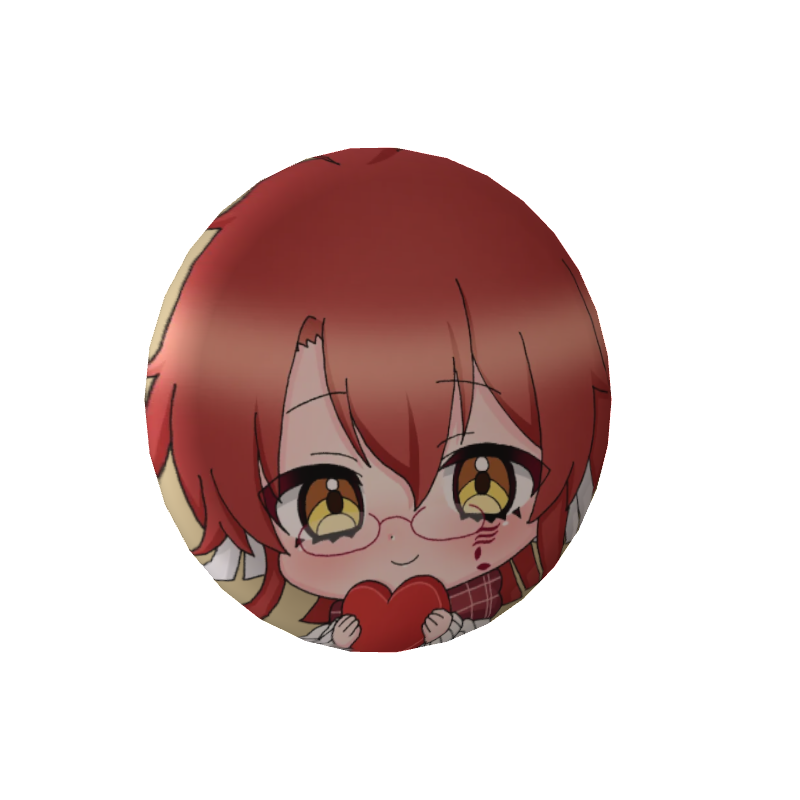 からくの缶バッジからくの缶バッジ(バレンタインVer)の画像