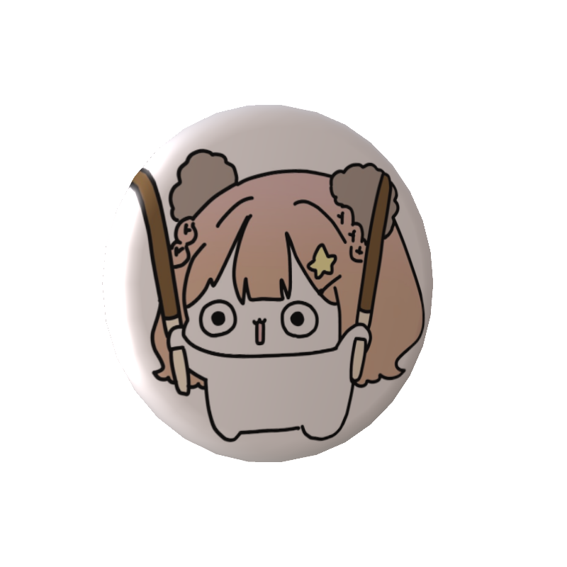 木実うりの缶バッジぼーうりの画像