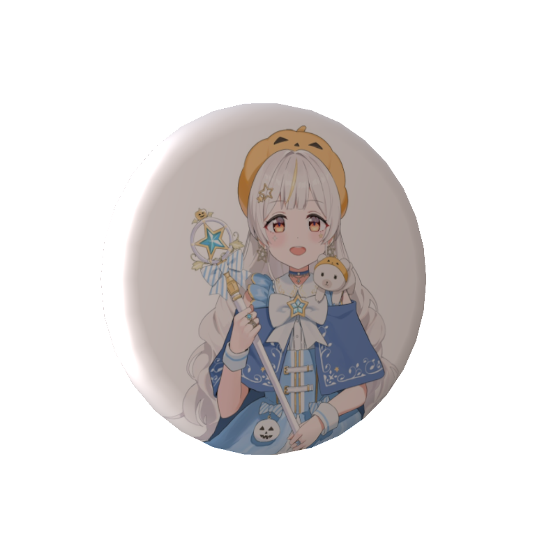 木実うりの缶バッジ魔法少女の画像