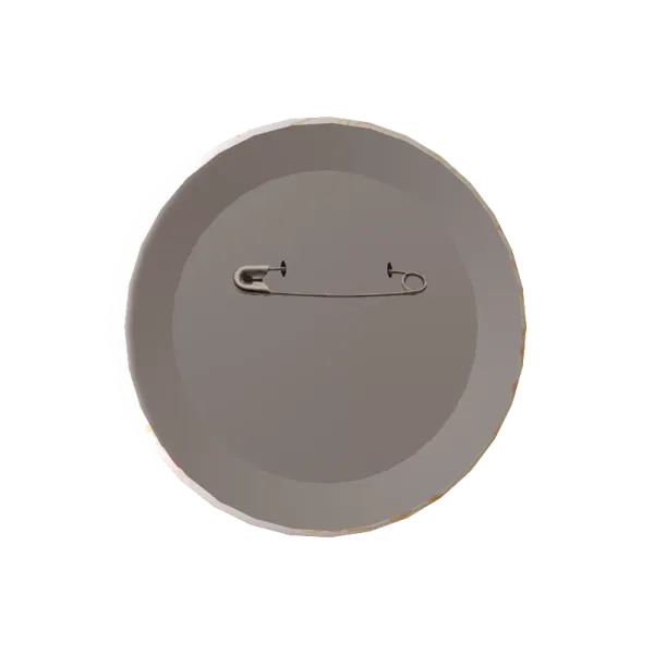 ひつじの缶バッジ(ひつじと月とクロワッサン)