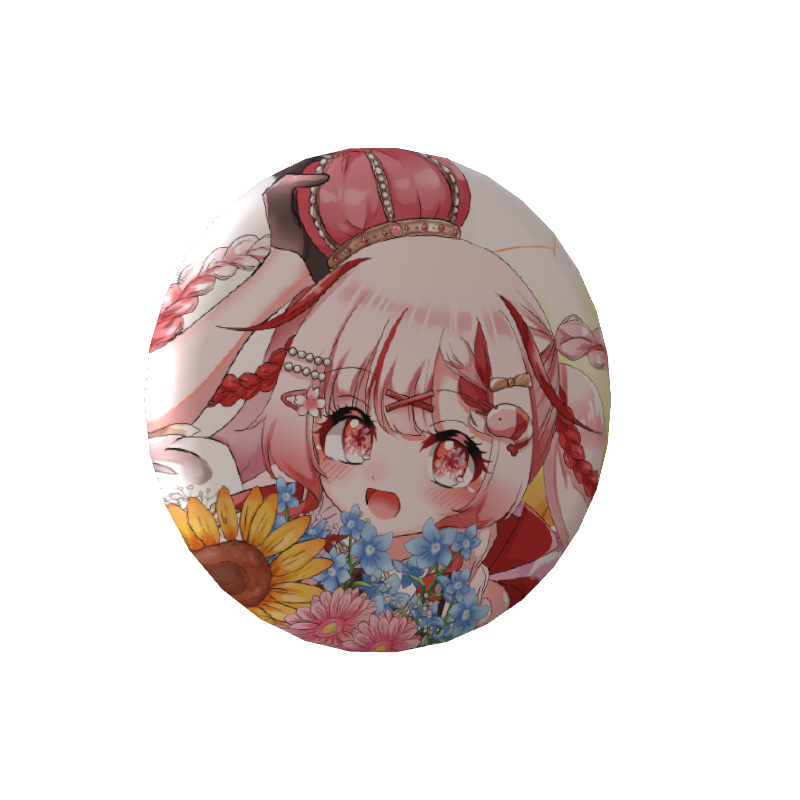 3D缶バッジ（桜結こえび）の画像