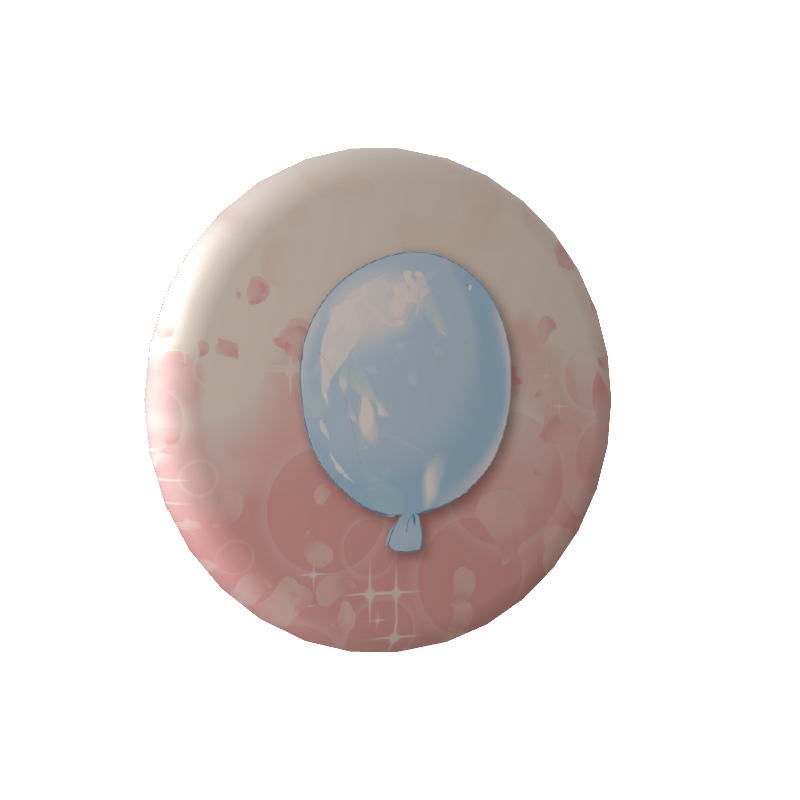 3D缶バッジ（桜結こえび - 風船① - ）の画像