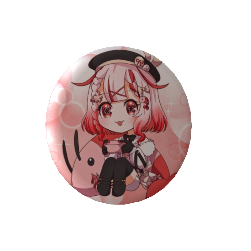 桜結こえびの缶バッジ【ゲーム中こえび】の画像