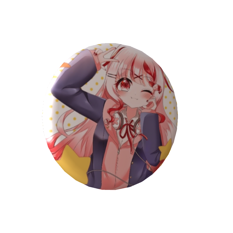 桜結こえびの缶バッジ【今日の放課後はどうする？】の画像