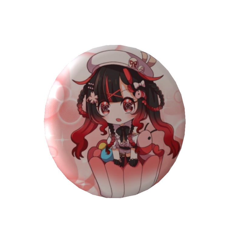 桜結こえびの缶バッジ【カップケーキ】の画像