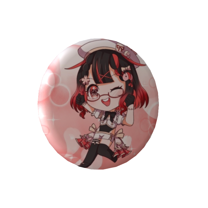 桜結こえびの缶バッジ【みんな大好き？！眼鏡っこ】の画像