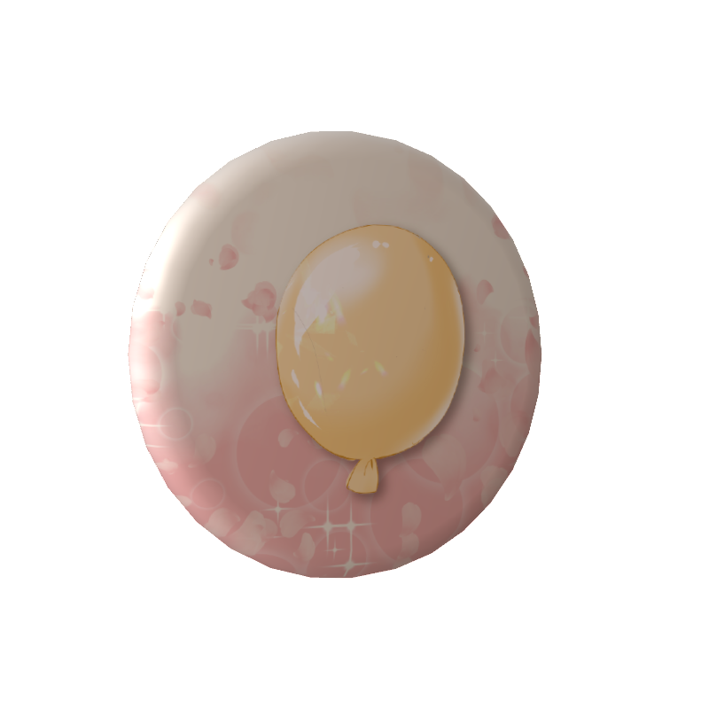 3D缶バッジ（桜結こえび - 風船② - ）の画像