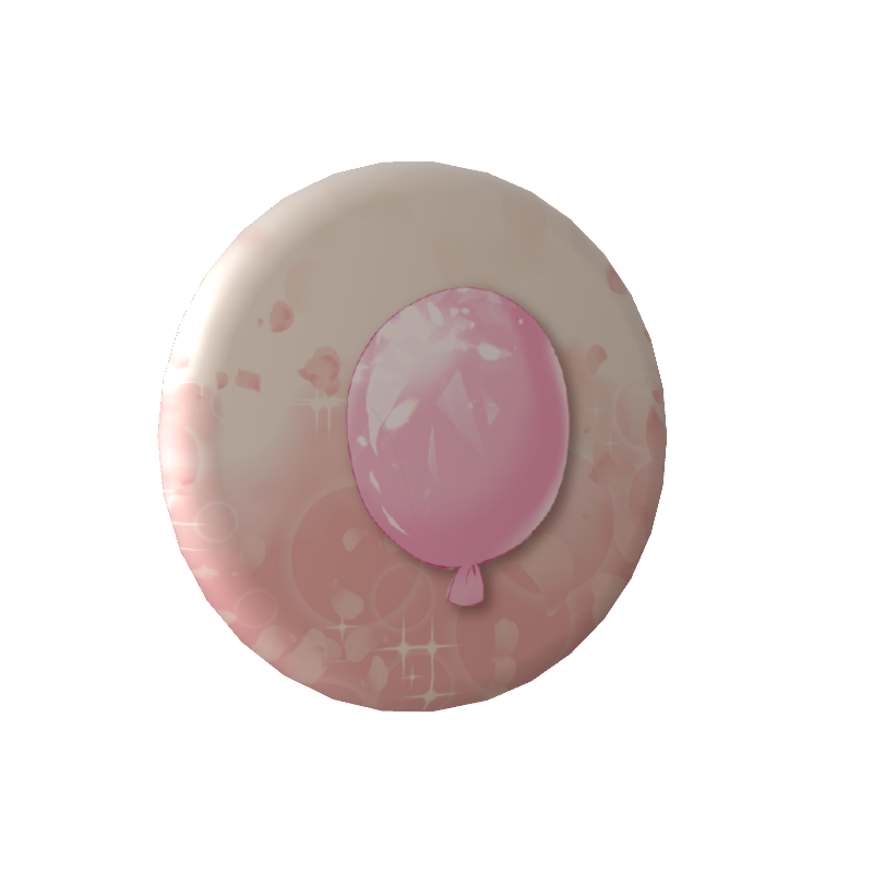 3D缶バッジ（桜結こえび - 風船③ - ）の画像