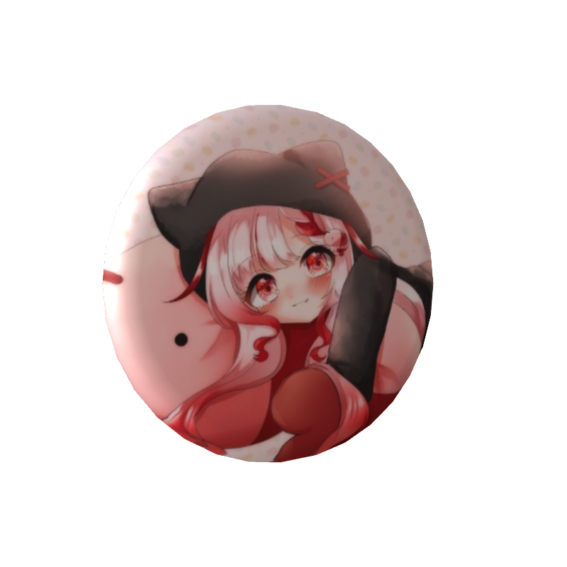 桜結こえびの缶バッジ【一緒にまったり】の画像