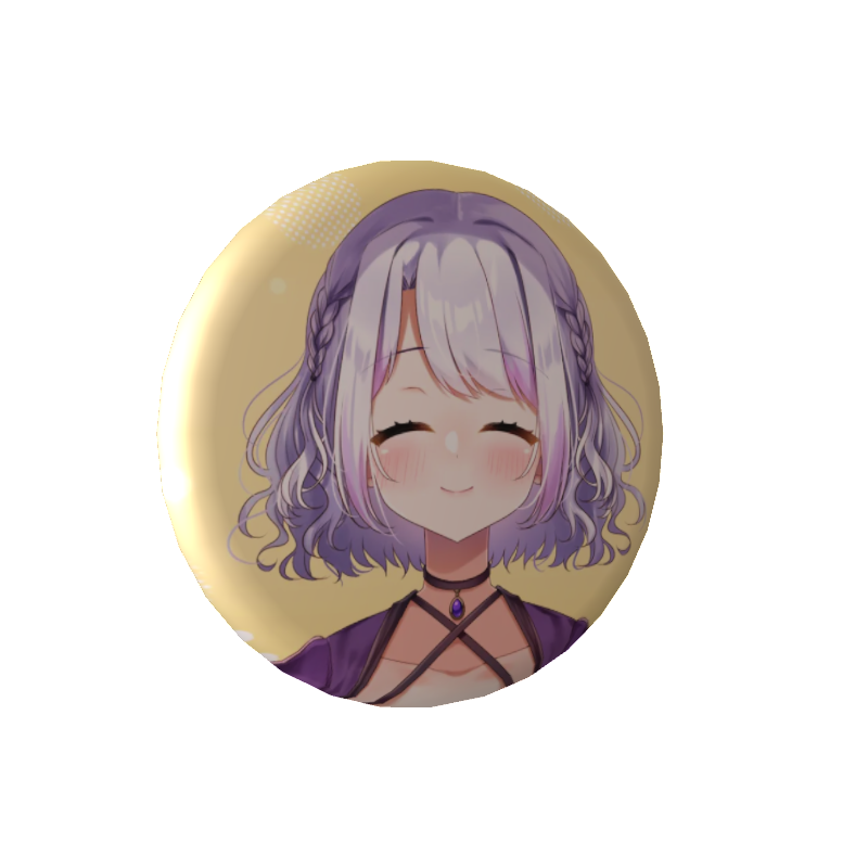 3D缶バッジ(咲夜ねむ1周年 C)の画像