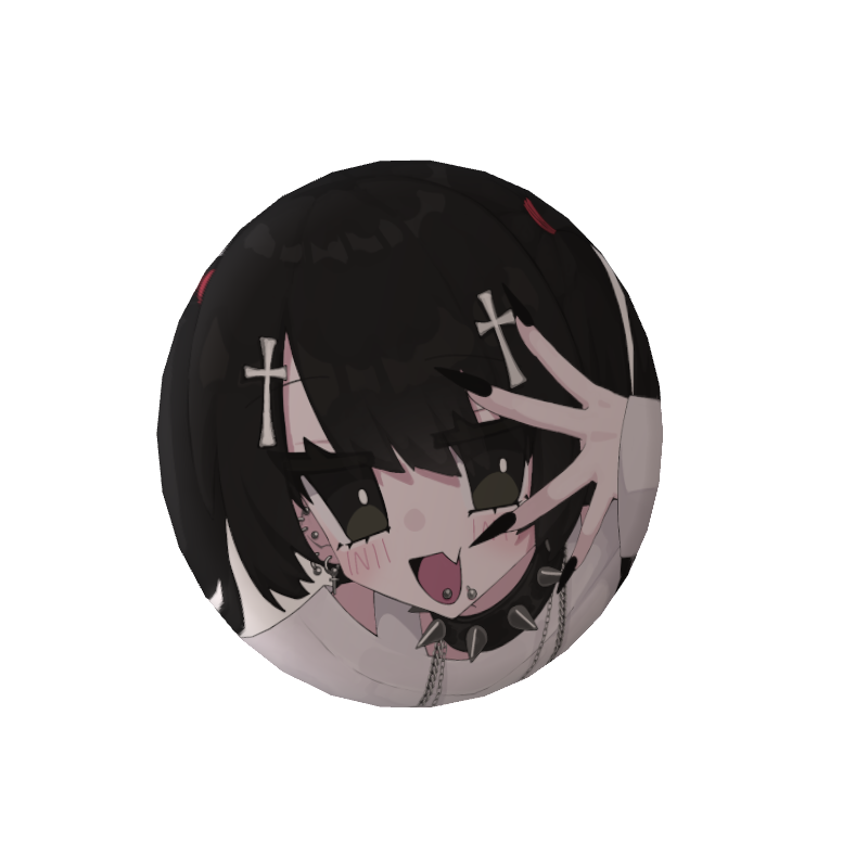 しじみもちの缶バッジの画像