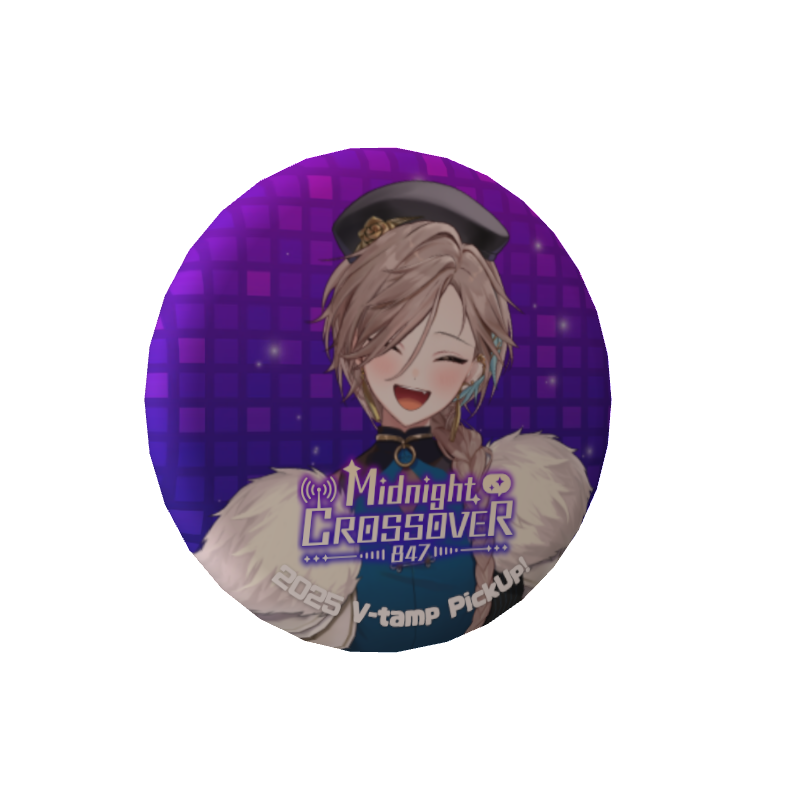 3D缶バッジ（五木つかさ - Midnight CROSSOVER 847 - ）の画像