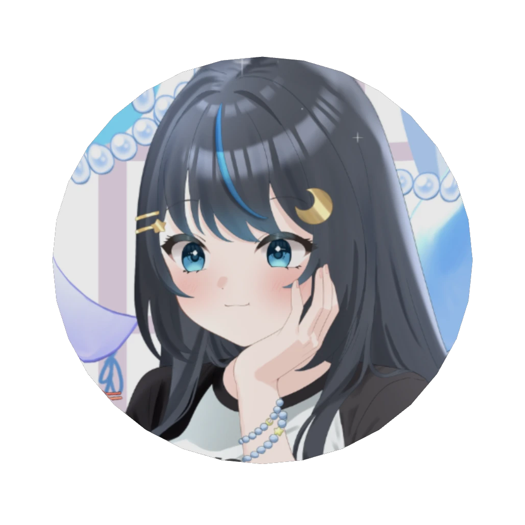 明星ぽんの缶バッジ１周年記念缶バッジ (ん！？Ver.)