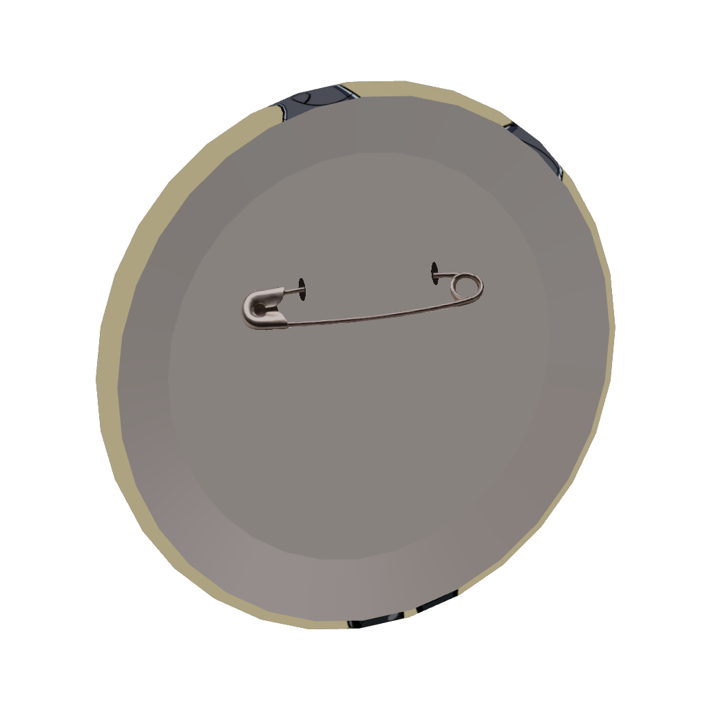 明星ぽんの缶バッジ新モデル SD Ver.の画像