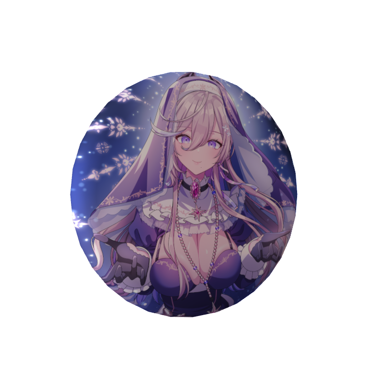 しづきべりりの缶バッジ〖 3rd anniversary ドレスアップベリリス 〗の画像