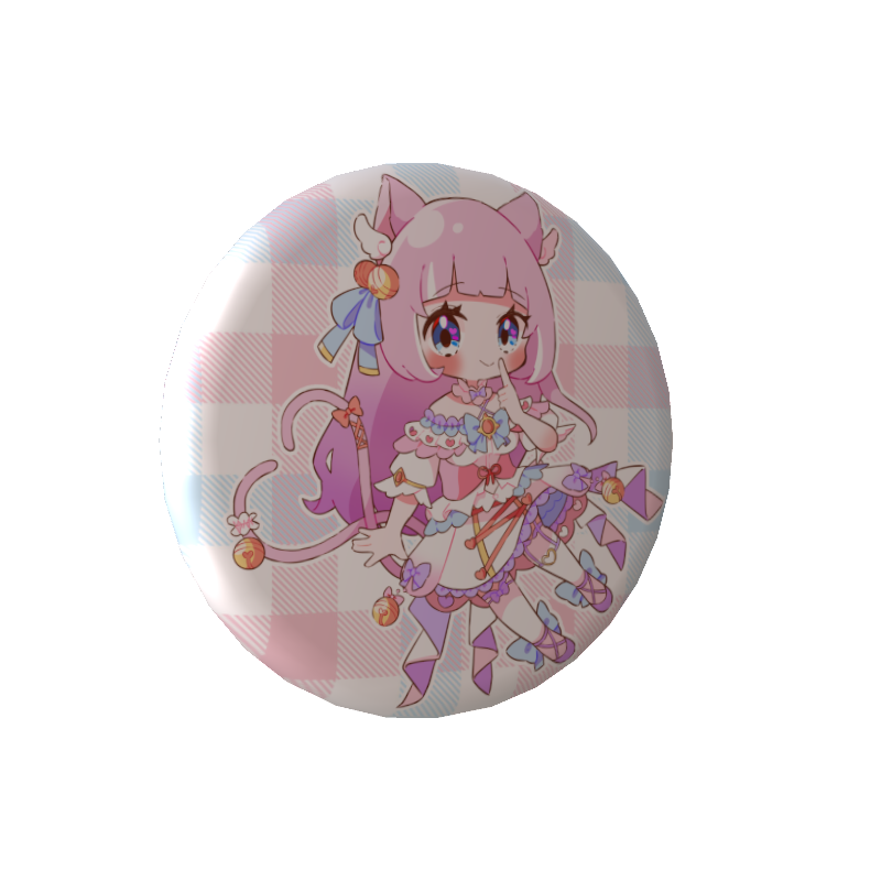 愛鳴ねねむの缶バッジ愛鳴ねねむです♡の画像