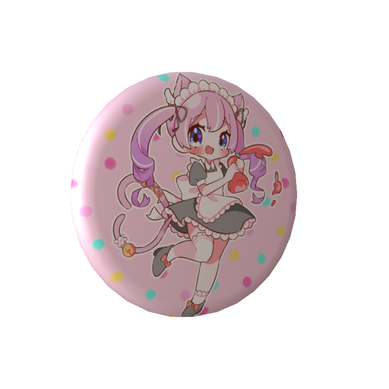 愛鳴ねねむの缶バッジ愛鳴ねねむです♡の画像