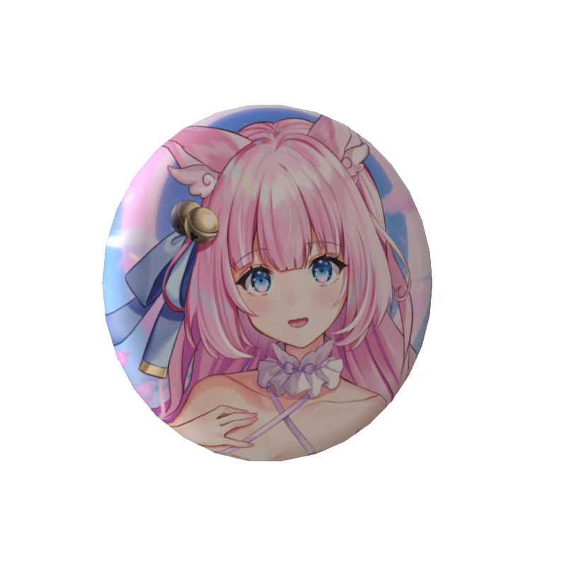 愛鳴ねねむの缶バッジ愛鳴ねねむです♡の画像