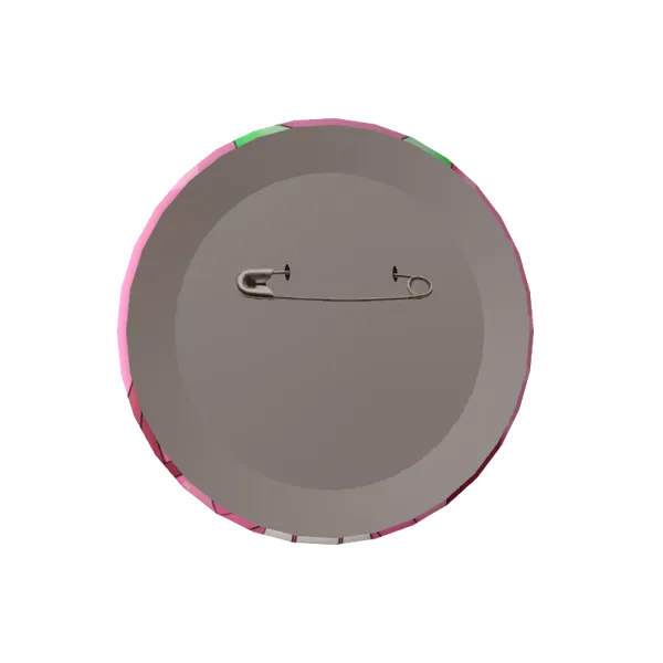 明日葉よもぎの缶バッジよもぎちゃんアイコンVer.