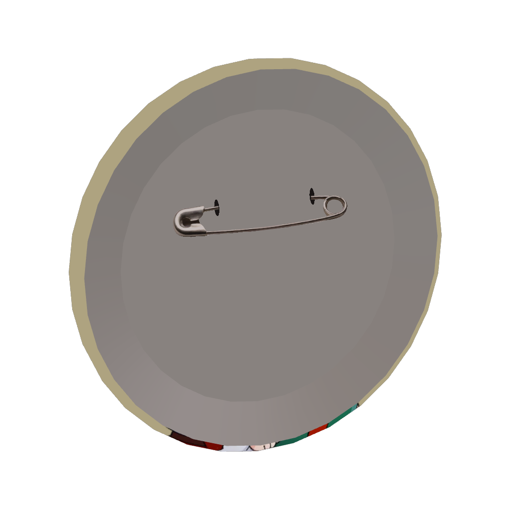 からくの缶バッジからくクリスマス缶バッジの画像