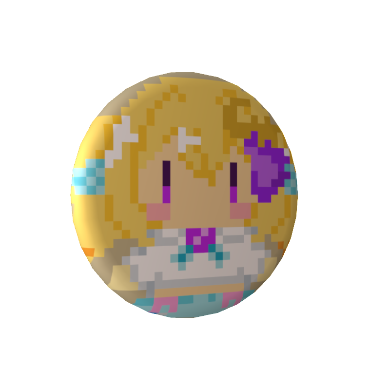 ルルナの缶バッジの画像