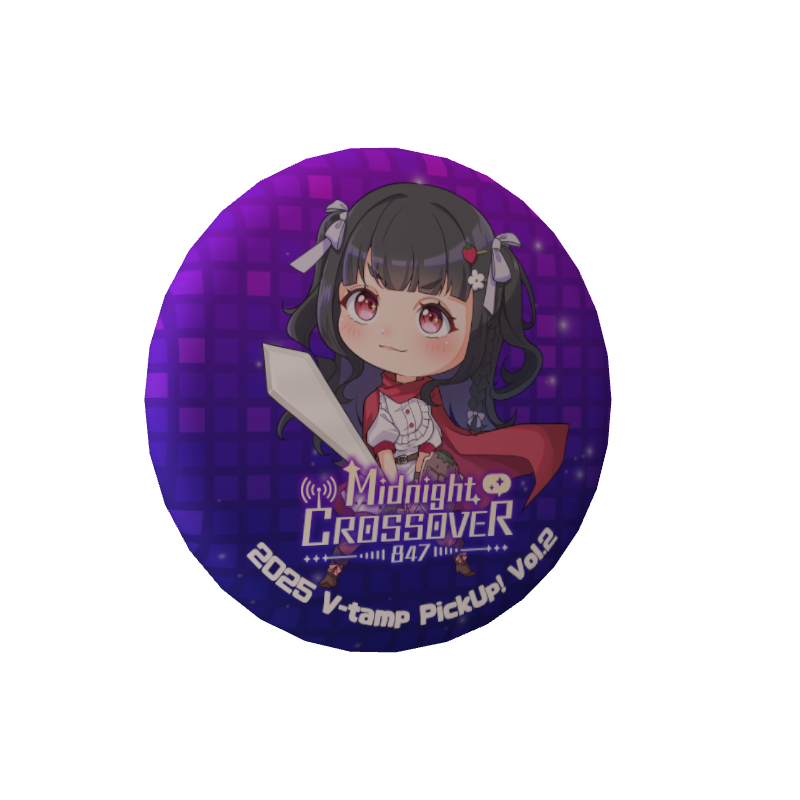 3D缶バッジ（ゆいぴっぴ - Midnight CROSSOVER 847 - ）の画像