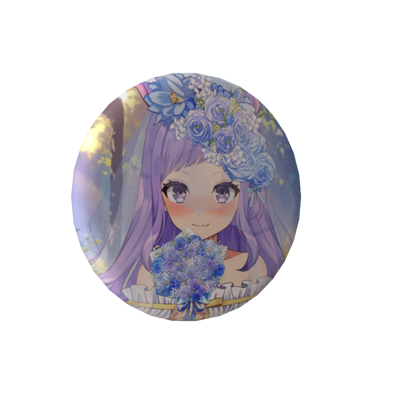 夢乃ねる（yumeno neru）の缶バッジちょっぴり特別な一枚の画像