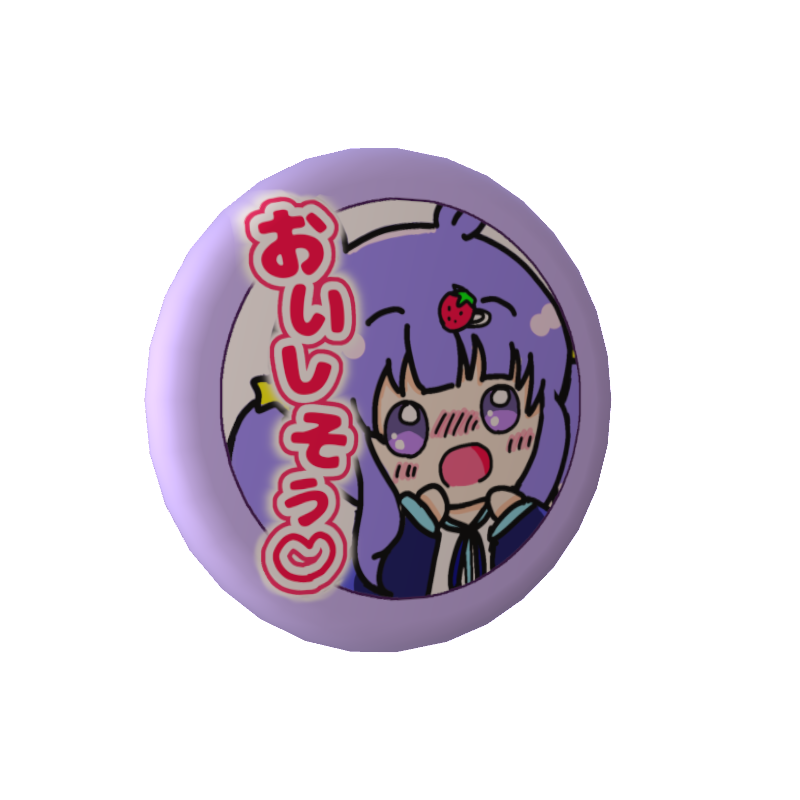 夢乃ねる（yumeno neru）の缶バッジ【思い出のスタンプ】の画像