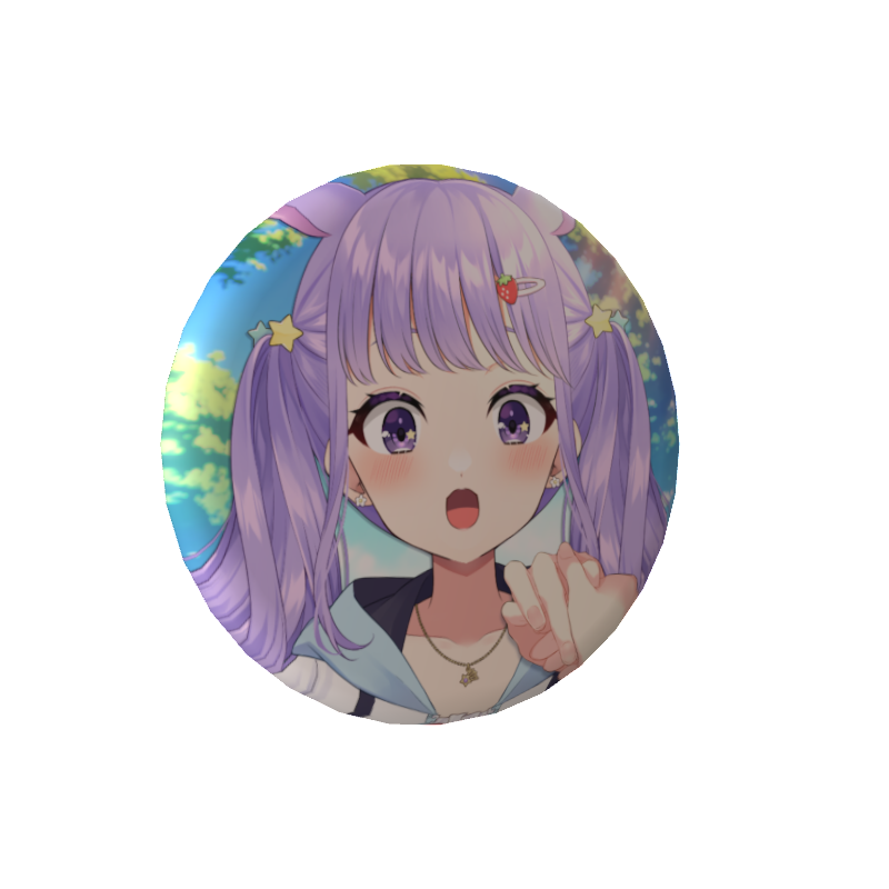 夢乃ねる（yumeno neru）の缶バッジの画像