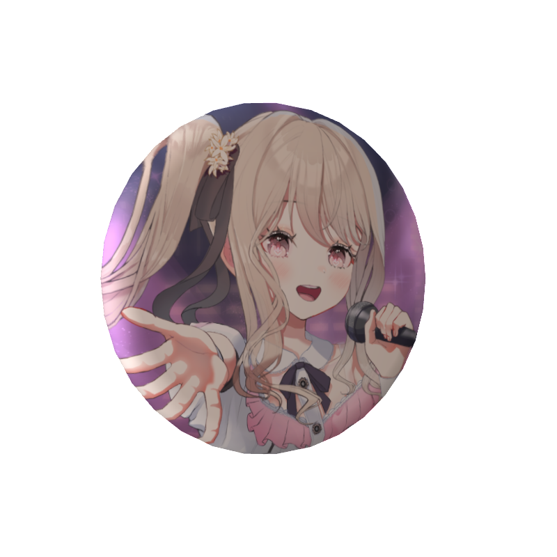 小石夕乃の缶バッジ【アイドルステージ】の画像