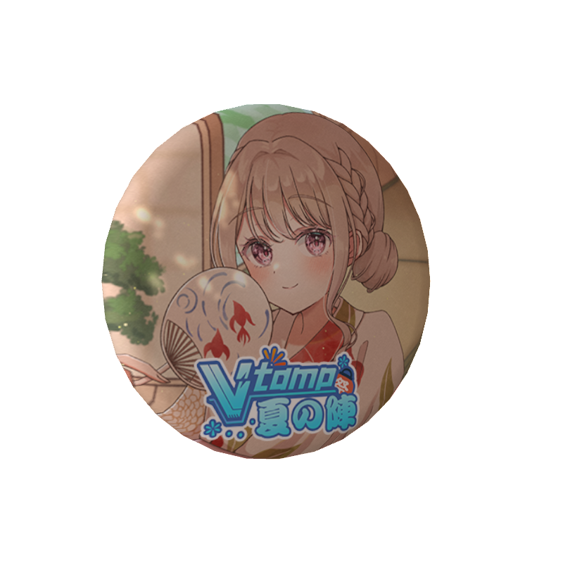  小石夕乃『Ｖ-tamp夏の陣　限定缶バッジ』の画像