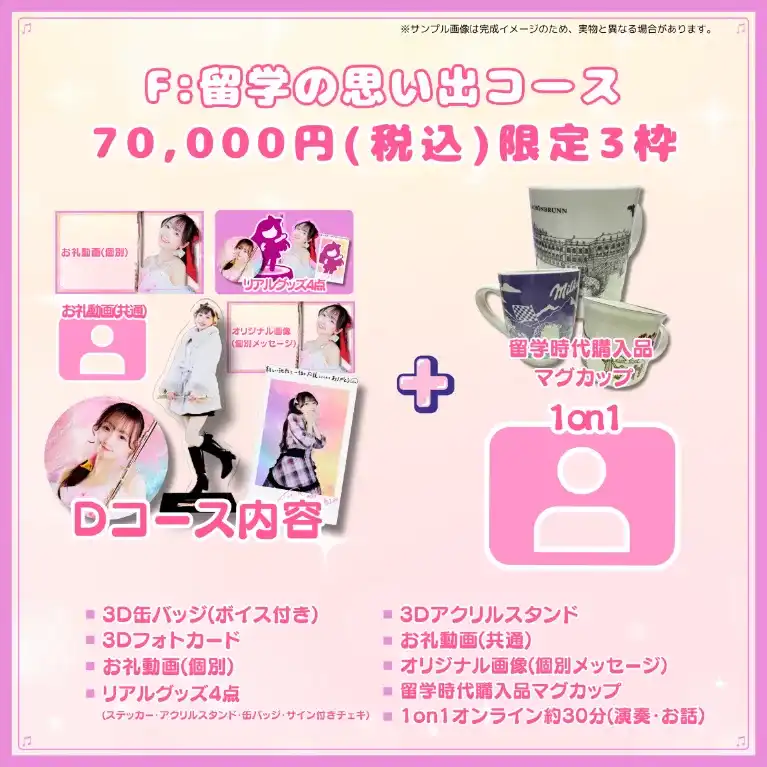 F:留学の思い出コース