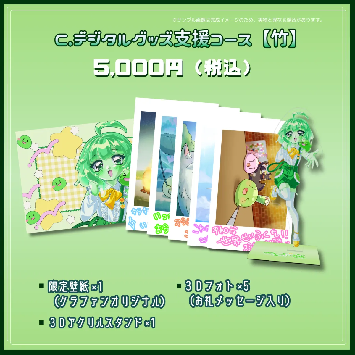 C.デジタルグッズ支援コース【竹】